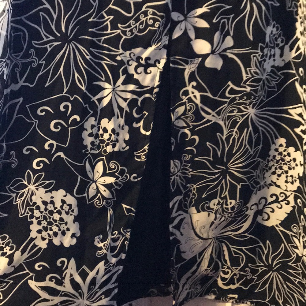 Black and Gray Maxi Dress - Picture 5 of 6